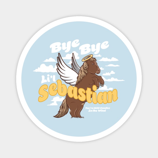 Bye Bye Li'l Sebastian Parks and Rec Magnet by stayfrostybro